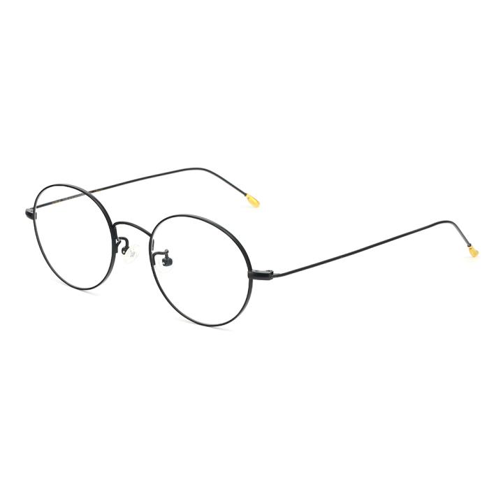 kede HAN联名款纯钛光学眼镜架-黑金色(HN41104 C1/M)