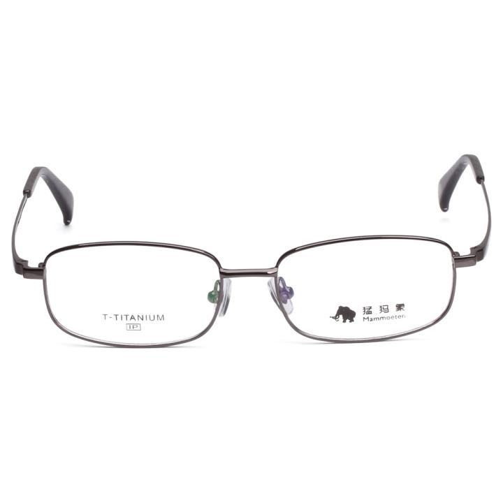 猛犸象钛合金眼镜架商务款8102-C3