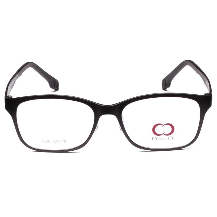 EYELUCY爱露茜Ultem钨碳塑钢眼镜架-亮黑(1206-C1)