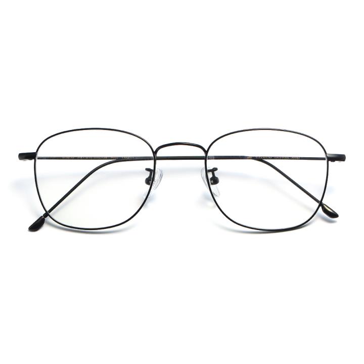 kede HAN联名款纯钛光学眼镜架-纯黑色(HN41102 C2/M)