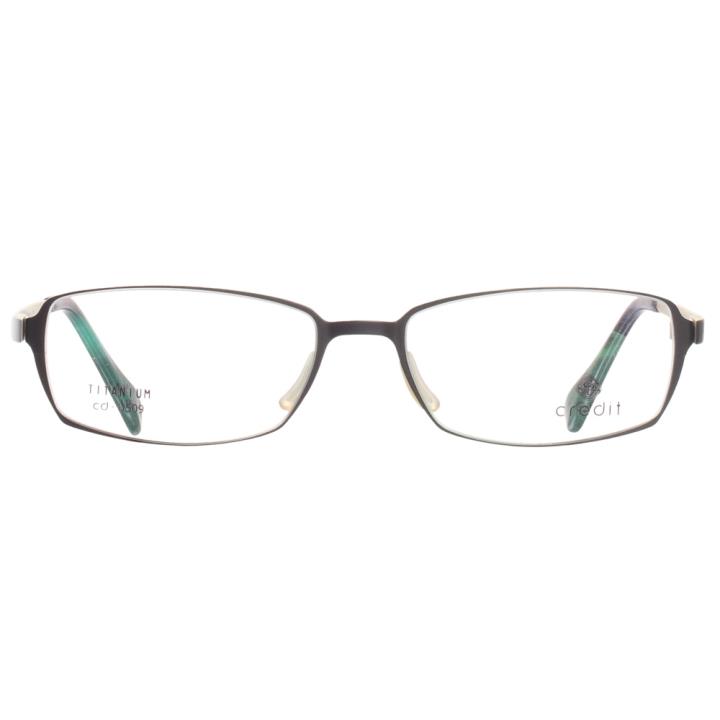 CREDIT纯钛眼镜架U509-C18黑