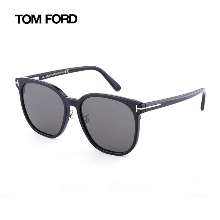 Tom Ford/汤姆福特太阳眼镜TF801-K 01D 黑框灰色片