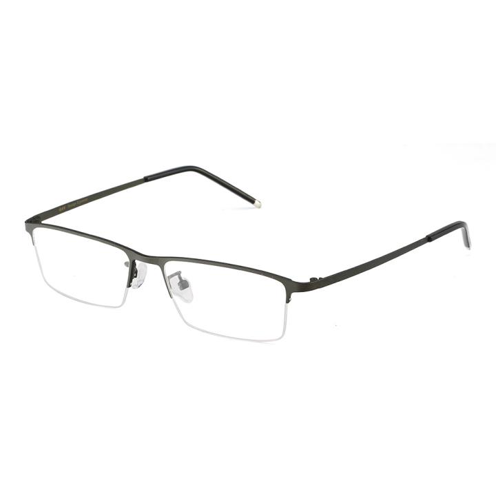 HAN不锈钢光学眼镜架-低调枪灰（HD49319-F12 ）