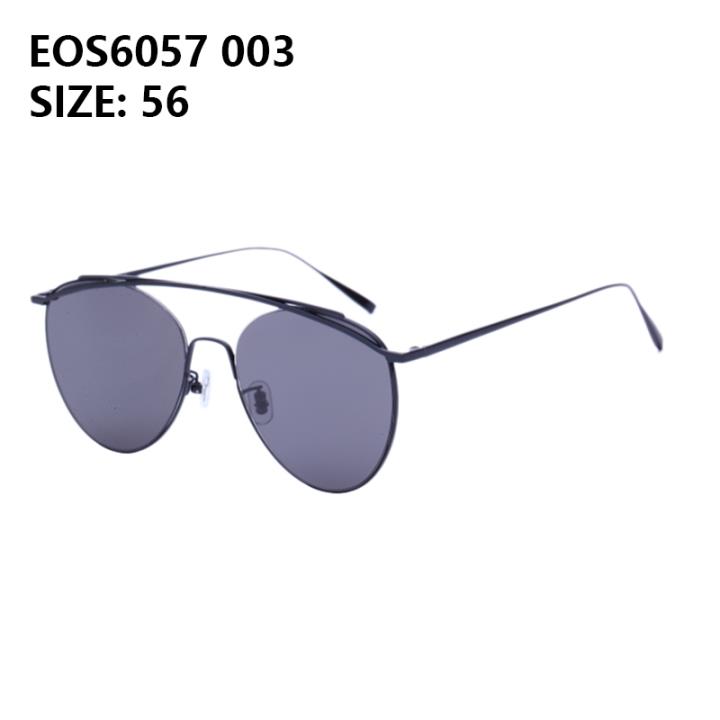 Eje Optico Sistema太阳眼镜EOS6057 003 黑框深灰片