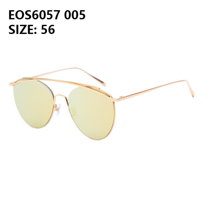 Eje Optico Sistema太阳眼镜EOS6057 005 银框金色片