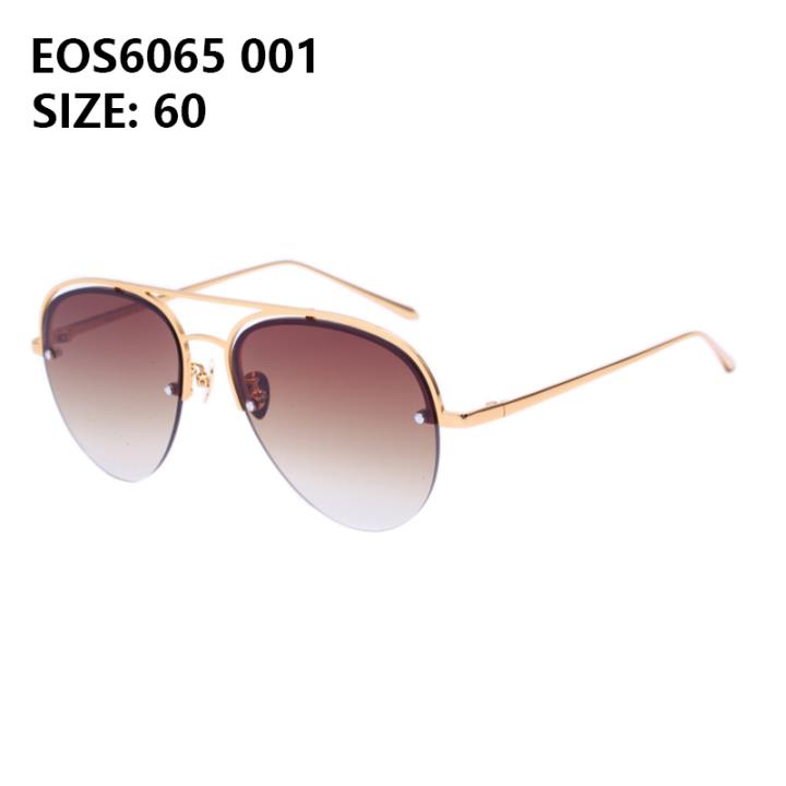 Eje Optico Sistema太阳眼镜EOS6065 001 金框渐变棕