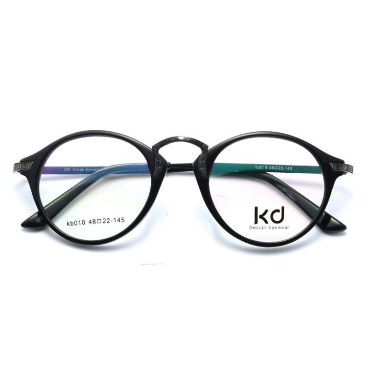 KD设计师手制复古板材金属眼镜kb010-C01