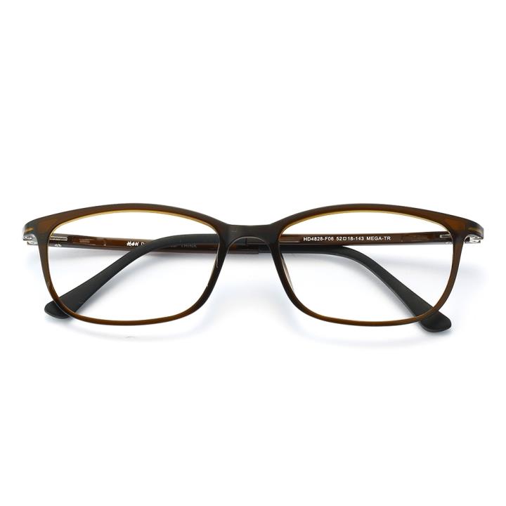 HAN钨碳塑钢眼镜架-棕色(HD4828-F06)