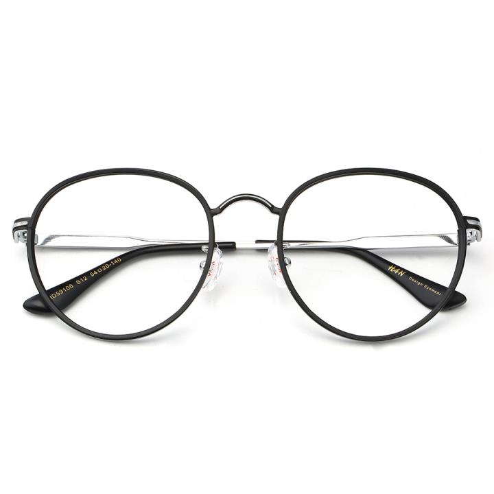 HAN时尚光学眼镜架HD59106-S12 黑框（男女通用）