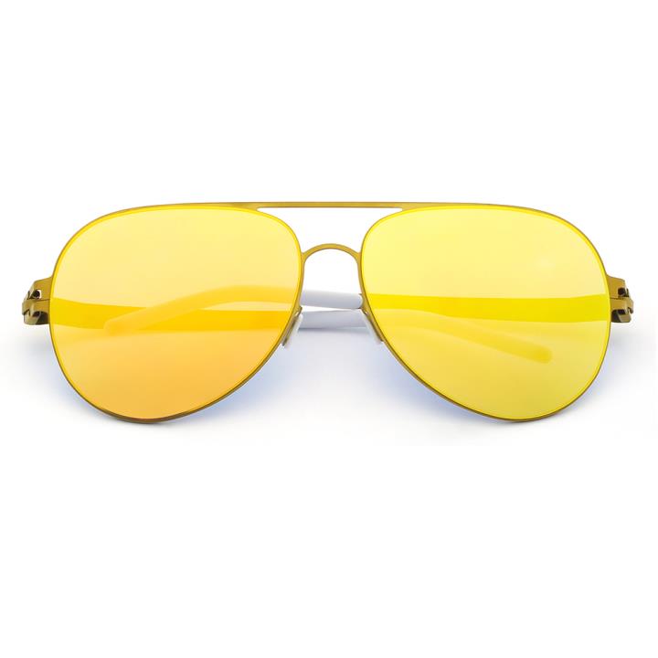 HAN RAZR-X9不锈钢防UV太阳眼镜-金框炫彩金片(HN53011L C1)