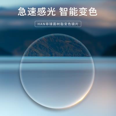 HAN 1.56非球面变色树脂镜片（变粉）