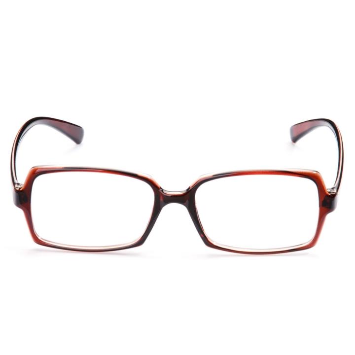 EYELUCY TR90记忆板材眼镜架DS012-棕色
