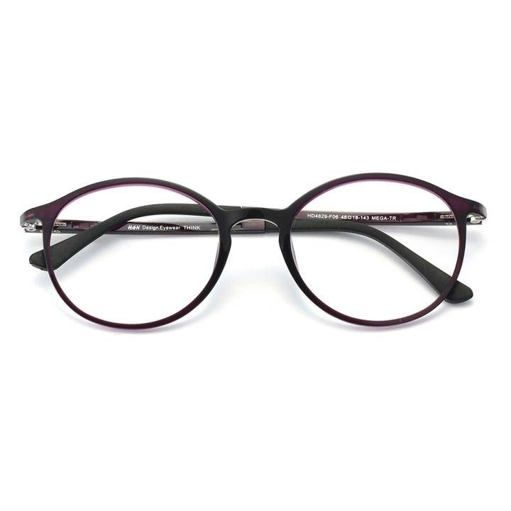 HAN钨碳塑钢眼镜架-浪漫紫罗(HD4829-F06)