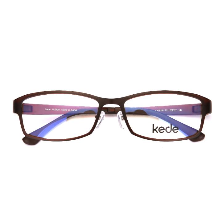 Kede时尚光学眼镜Ke1816-F21 亚深褐