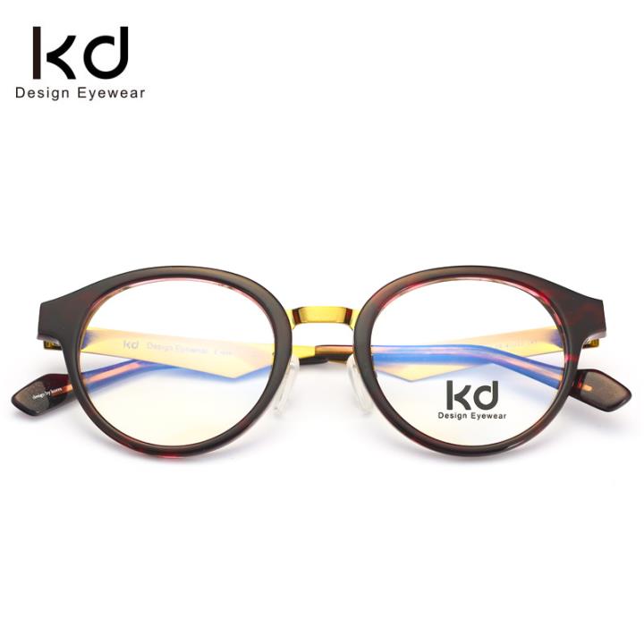KD设计师手制板材金属眼镜kc7001-C08