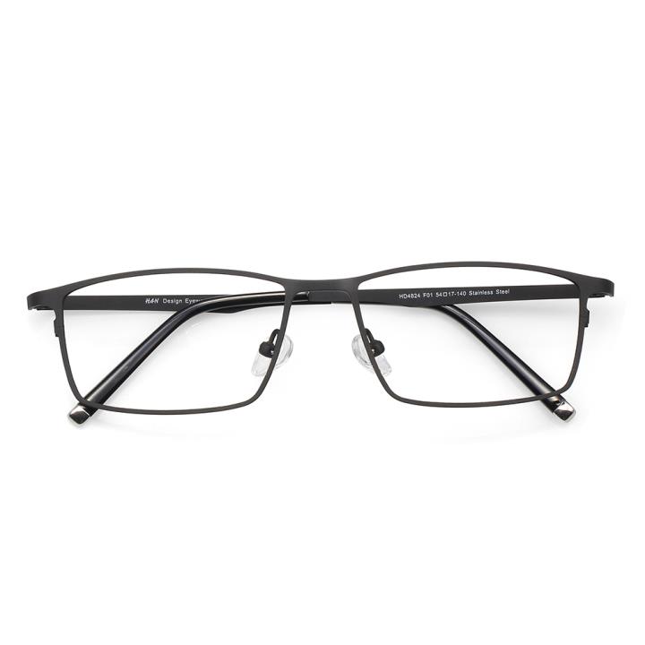 HAN时尚光学眼镜架-经典纯黑(HD4824-F01)