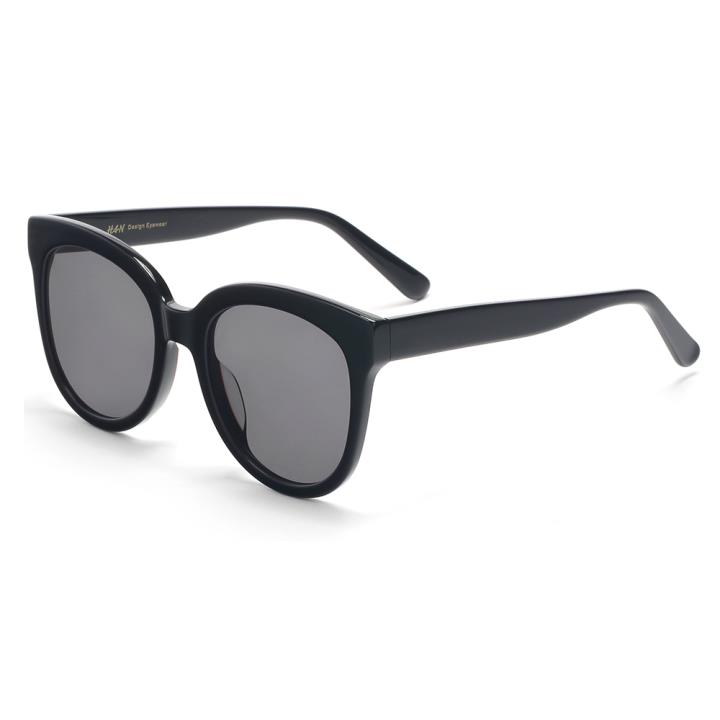 HAN RAZR-X9板材防UV太阳眼镜-黑框黑灰片(HD59208-S01)