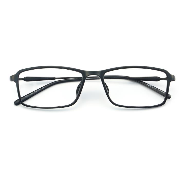 HAN MEGA-TR钛塑光学眼镜架-亮黑色(3333-C1)