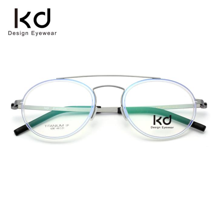 KD时尚光学眼镜架6287-C7透明