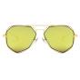 HAN COLLECTION金属防UV太阳眼镜-金框黄色片(HN52014M C1)