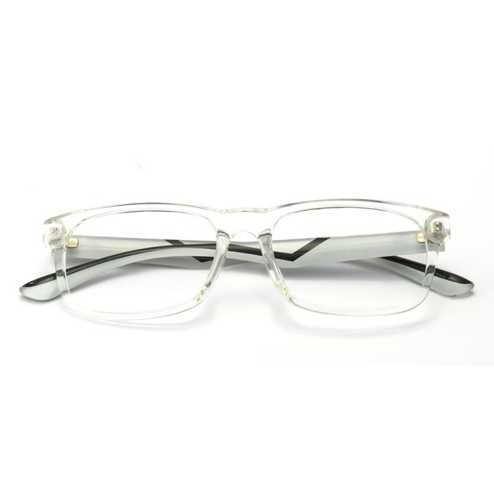 猛犸象TR90眼镜架-透明框黑腿(1030-C05)