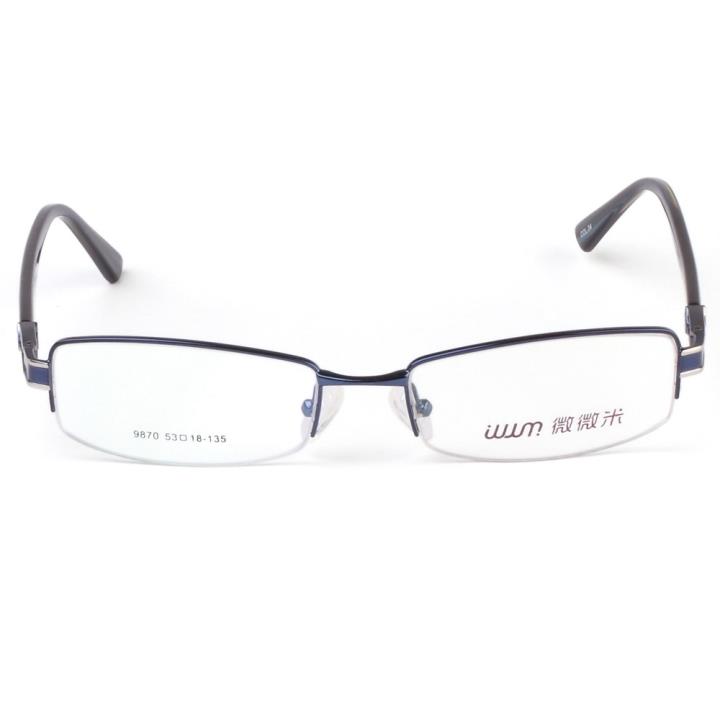 微微米商务合金眼镜架9870-04