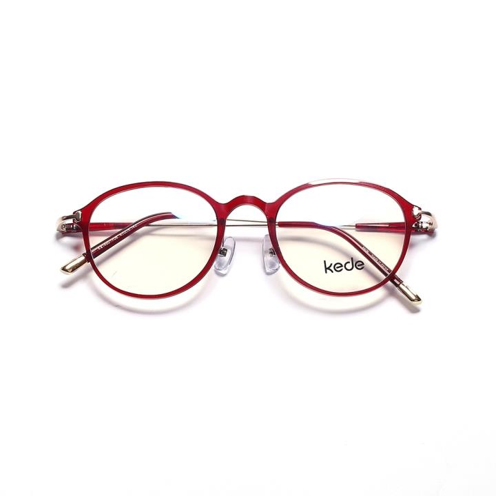Kede时尚光学眼镜架Ke1450-F06  红色