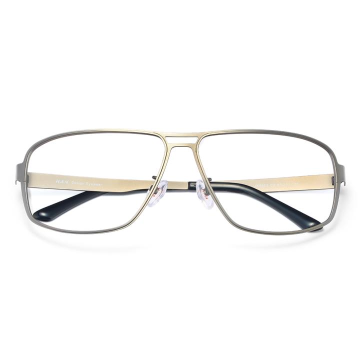 HAN不锈钢光学眼镜架-哑枪色近视框(JK5903-C2)