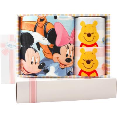 迪士尼Disney米奇与伙伴3件套毛巾礼盒装