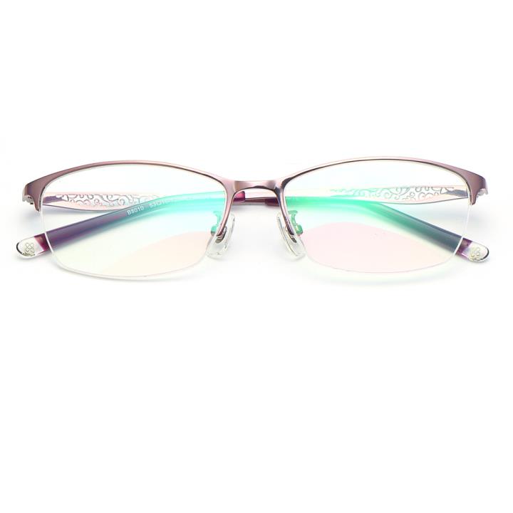 HAN纯钛光学眼镜架-浪漫亮紫(B8010-C9)