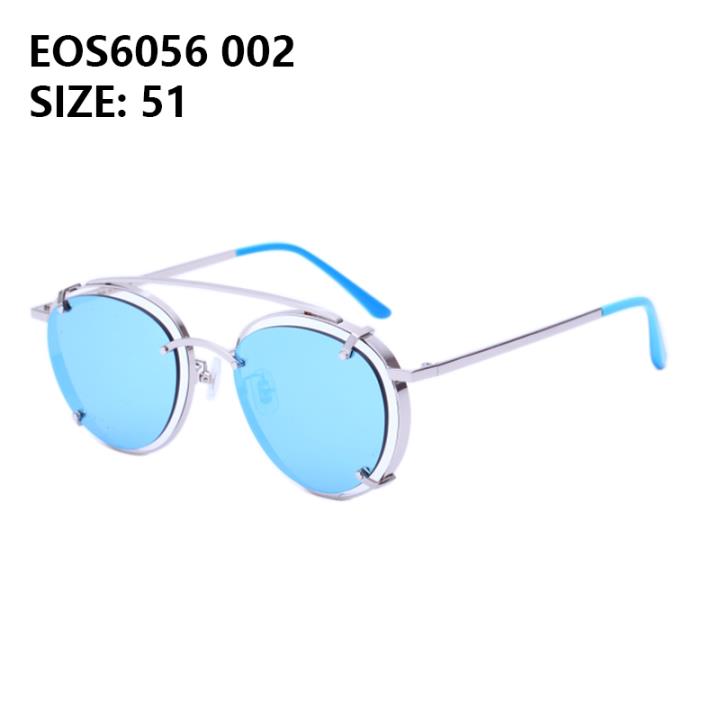 Eje Optico Sistema太阳眼镜EOS6056 002 银框蓝色片