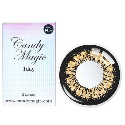 Candy Magic 1day日抛彩色隐形眼镜2片装-皇冠金棕
