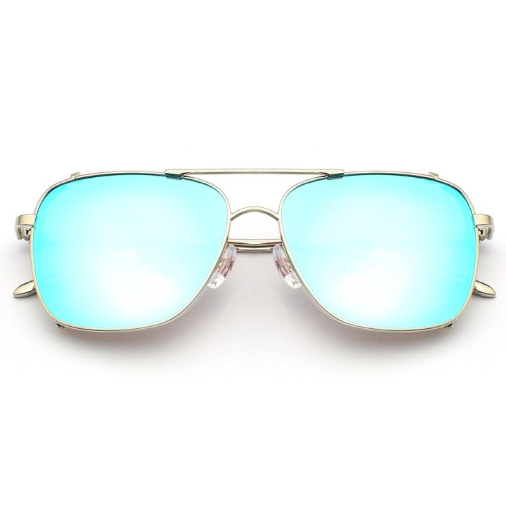 HAN RAZR-X9不锈钢偏光太阳眼镜-银框冰蓝片(HN51200 C2)