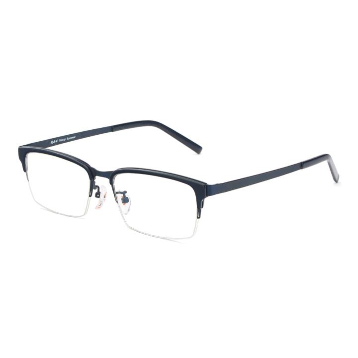 HAN 不锈钢板材光学眼镜架-深蓝色(HD49210-F07)