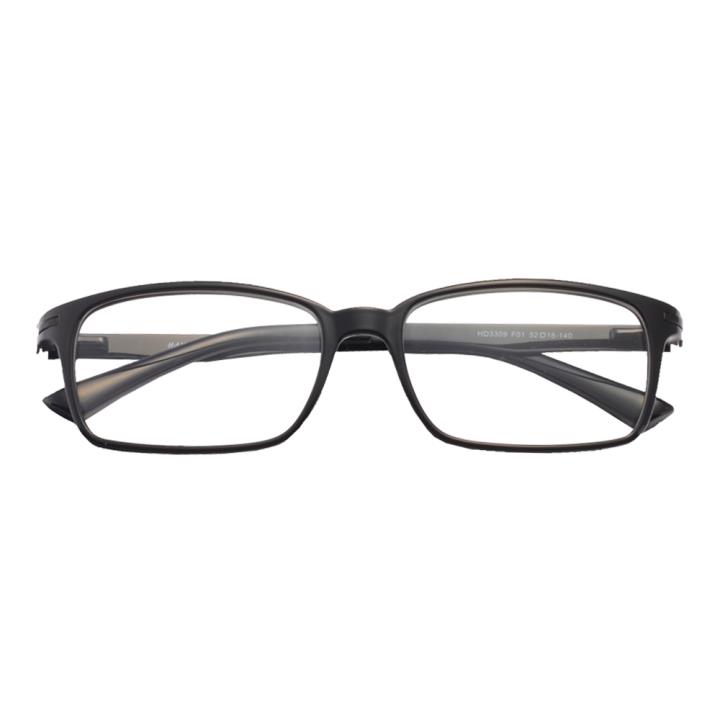 HAN MEGA-TR钛塑近视眼镜架-时尚亮黑(HD3309-F01)