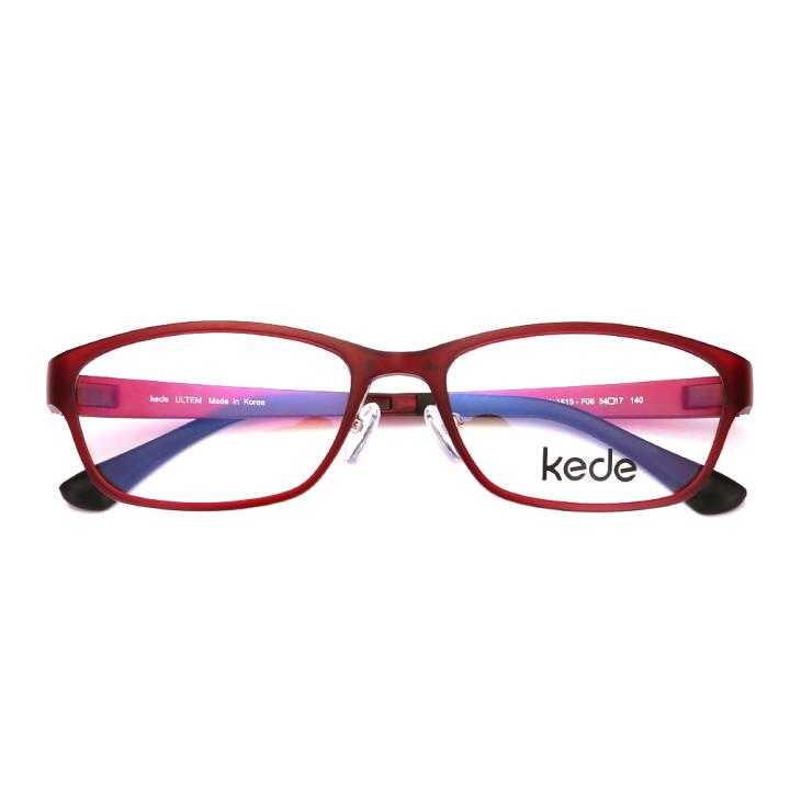 Kede时尚光学眼镜Ke1815-F06 亚酒红
