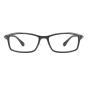 HAN 塑钢时尚光学眼镜架-经典亮黑(HN49411-C1)