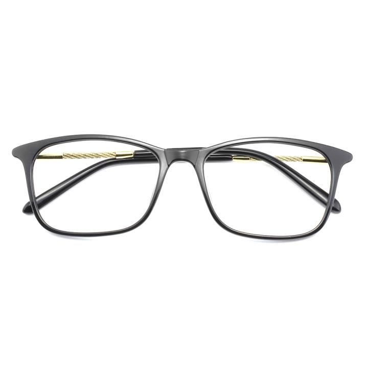 HAN MEGA-TR钛塑光学眼镜架-亮黑色(HD4928-F01)