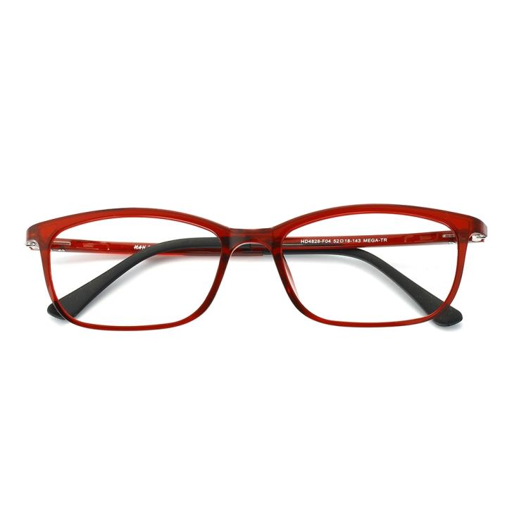 HAN钨碳塑钢眼镜架-酒红(HD4828-F04)