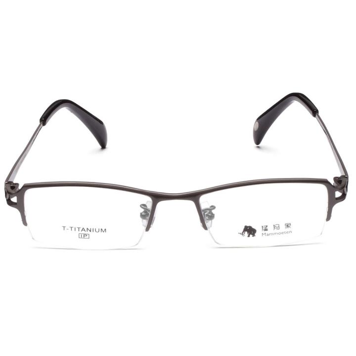 猛犸象纯钛眼镜架商务款81002-C2