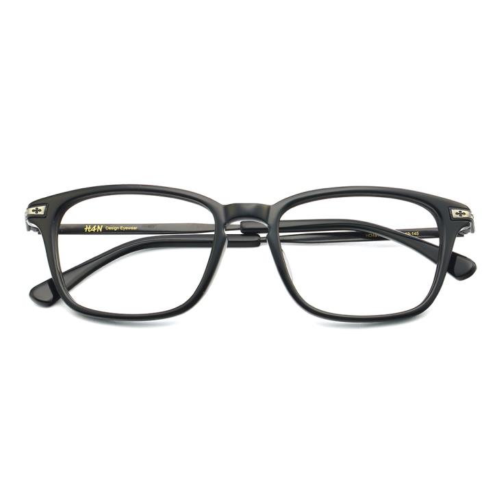 HAN时尚光学眼镜架HD49105-F01经典纯黑
