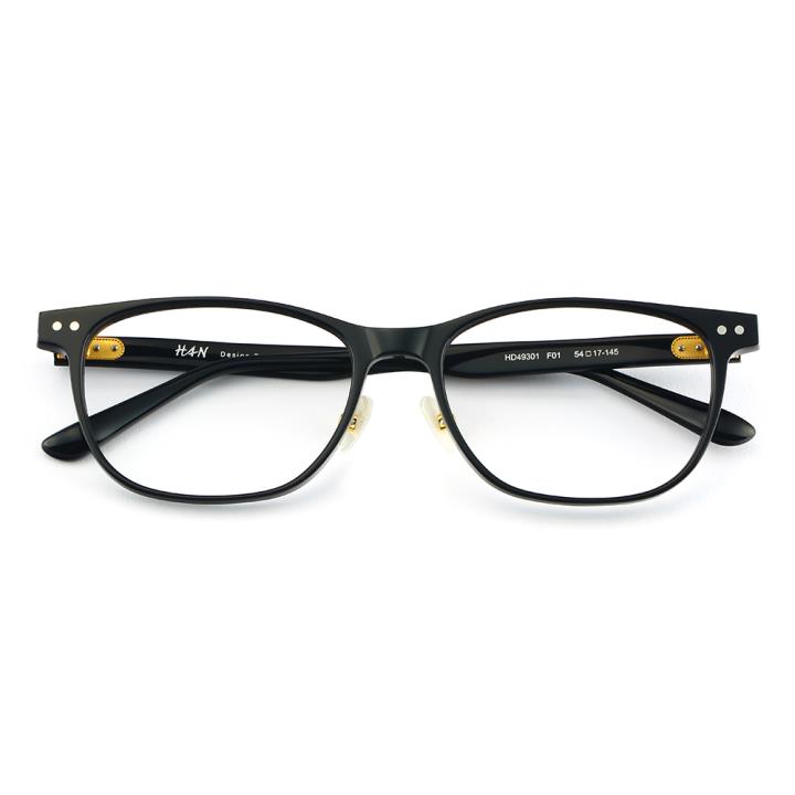 kede HAN联名款光学眼镜架HD49301-F01 黑