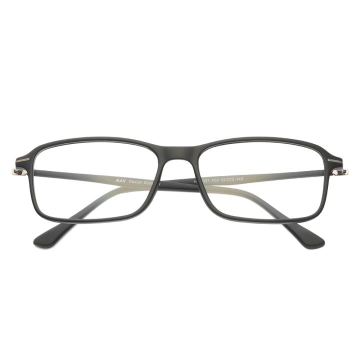 HAN MEGA-TR钛塑近视眼镜架-哑黑(HD3307-F02)
