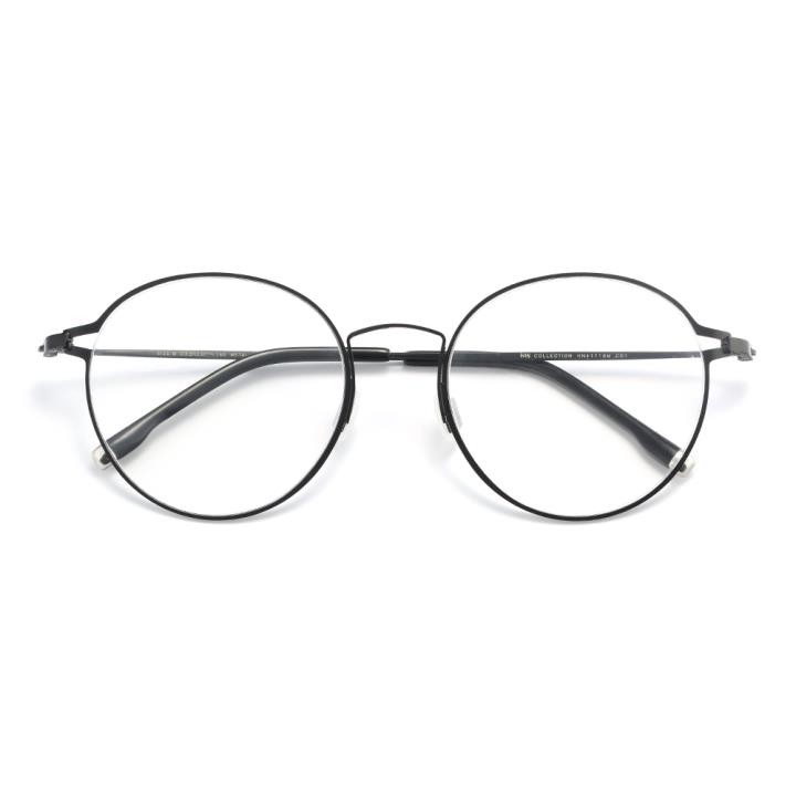 HAN COLLECTION金属光学眼镜架-哑黑(HN41116M C01)