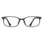 HAN塑钢时尚光学眼镜架-经典哑黑(HD4882-F01)