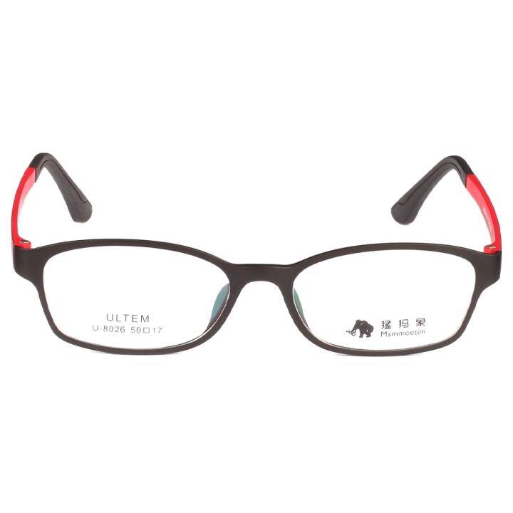 猛犸象钨碳塑钢眼镜架U-8026-C58
