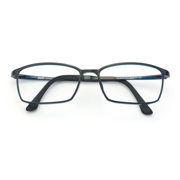 HAN塑钢时尚光学眼镜架-深蓝(HD4878-F07)