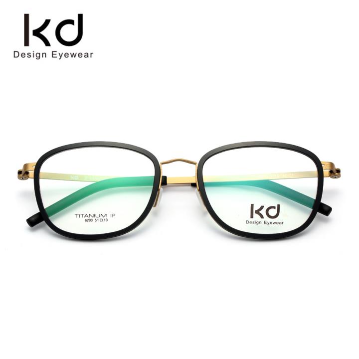 KD时尚光学眼镜架6293-C1黑色