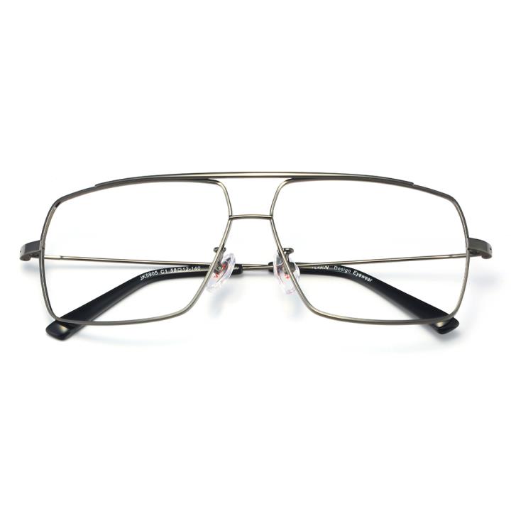 HAN不锈钢光学眼镜架-深枪色近视框(JK5905-C3)
