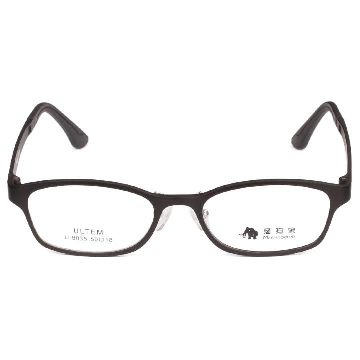 猛犸象钨碳塑钢眼镜架U-8035-C01
